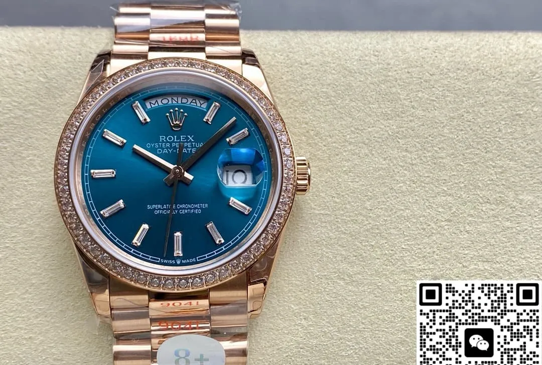 8+ Factory Rolex Day-Date m128345rbr-0083 1:1 Best Edition Replica Watch