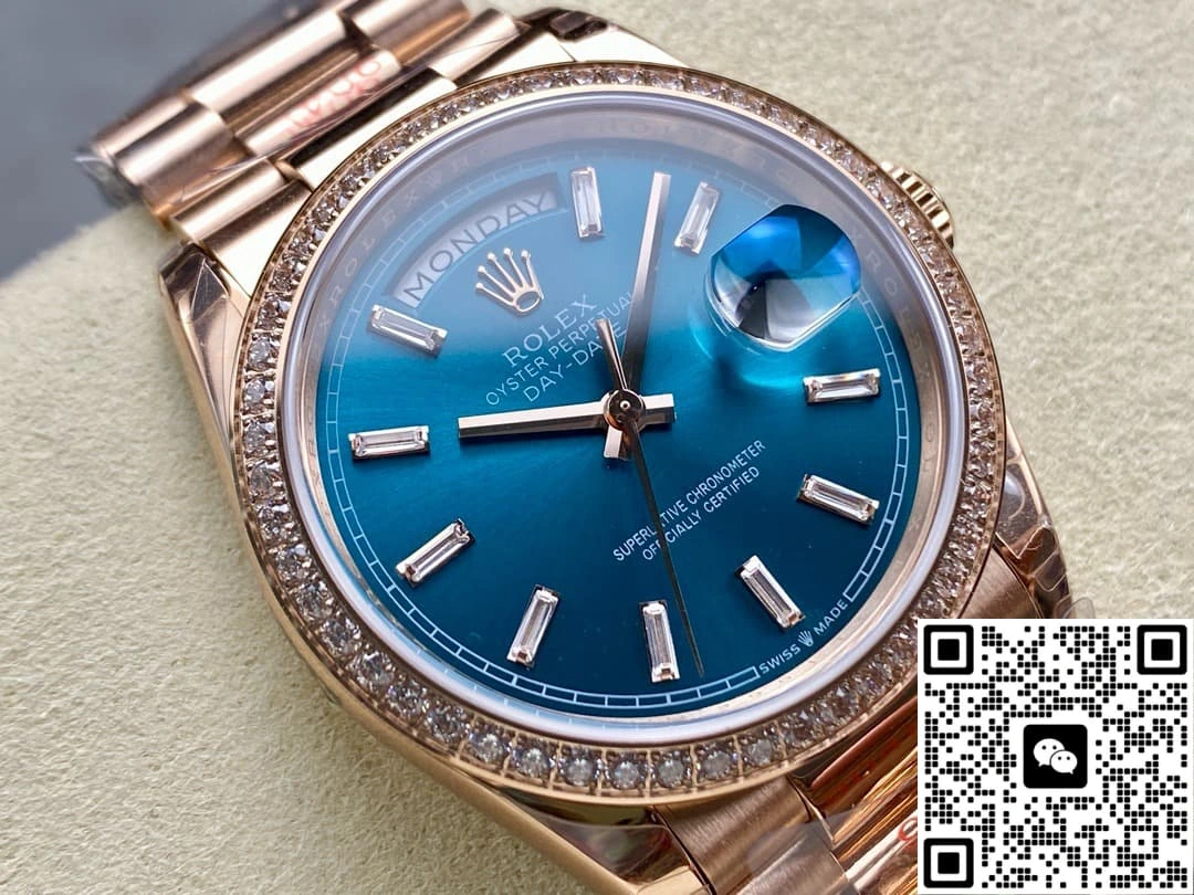 8+ Factory Rolex Day-Date m128345rbr-0083 1:1 Best Edition Replica Watch