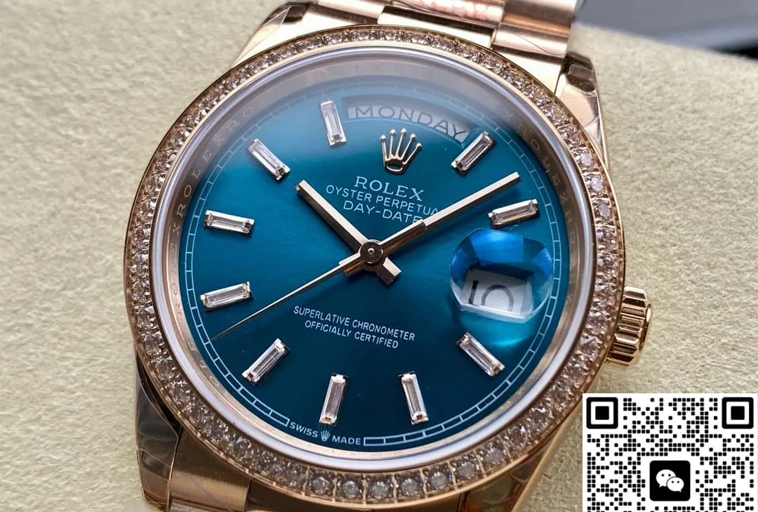 8+ Factory Rolex Day-Date m128345rbr-0083 1:1 Best Edition Replica Watch