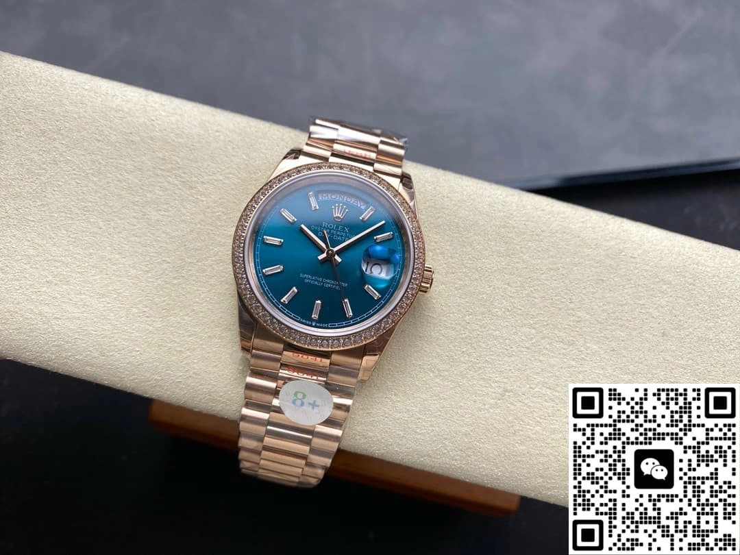8+ Factory Rolex Day-Date m128345rbr-0083 1:1 Best Edition Replica Watch
