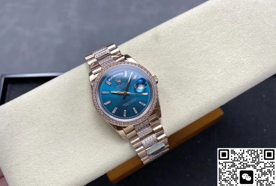 8+ Factory Rolex Day-Date m128345rbr-0084 1:1 Best Edition Replica Watch
