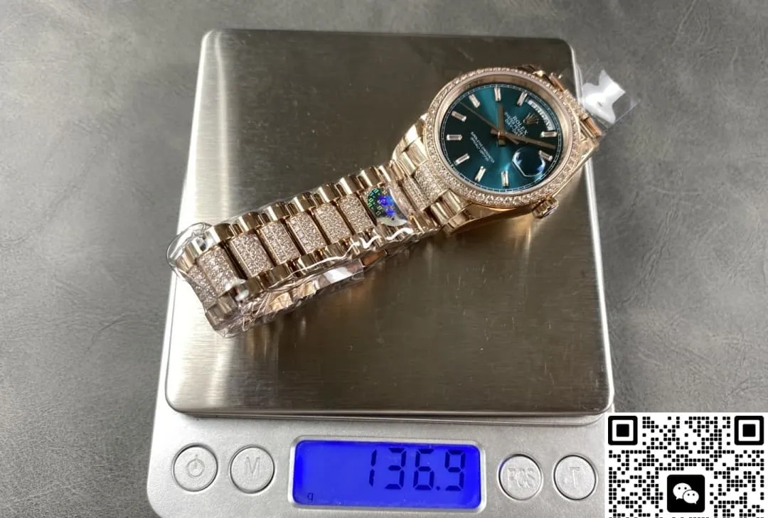 8+ Factory Rolex Day-Date m128345rbr-0084 1:1 Best Edition Replica Watch