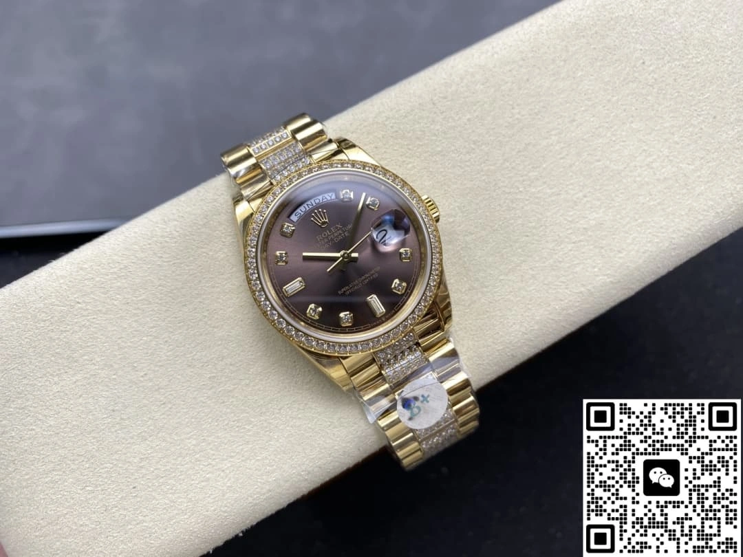 8+ Factory Rolex Day-Date m128348rbr-0007 1:1 Best Edition Replica Watch