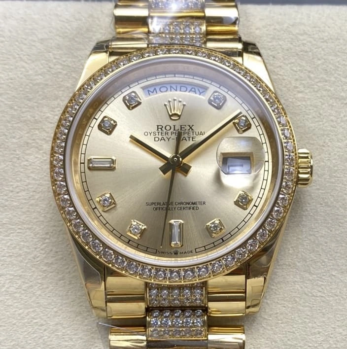 8+ Factory Rolex Day-Date m128348rbr-0010 1:1 Best Edition Replica Watch