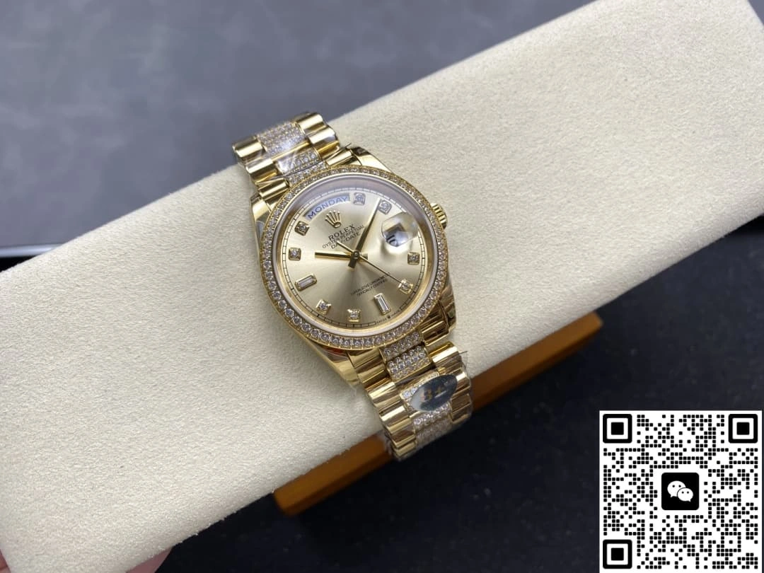 8+ Factory Rolex Day-Date m128348rbr-0010 1:1 Best Edition Replica Watch