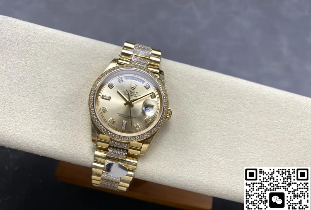 8+ Factory Rolex Day-Date m128348rbr-0010 1:1 Best Edition Replica Watch