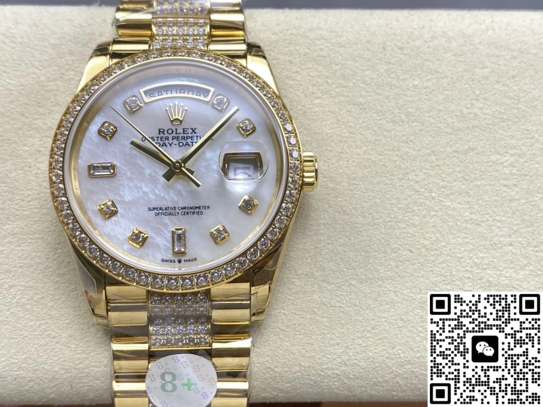 8+ Factory Rolex Day-Date m128348rbr-0019 1:1 Best Edition Replica Watch