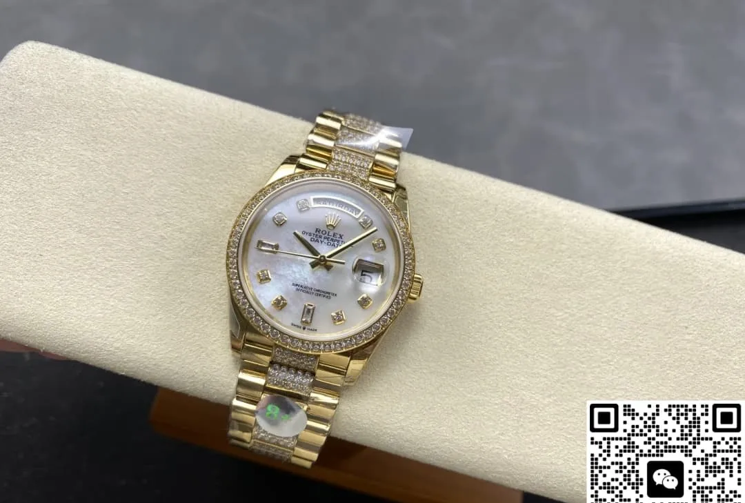 8+ Factory Rolex Day-Date m128348rbr-0019 1:1 Best Edition Replica Watch