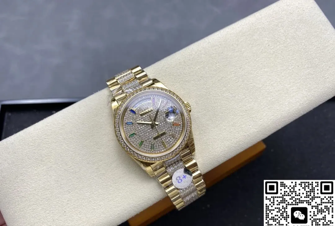 8+ Factory Rolex Day-Date m128348rbr-0031 1:1 Best Edition Replica Watch