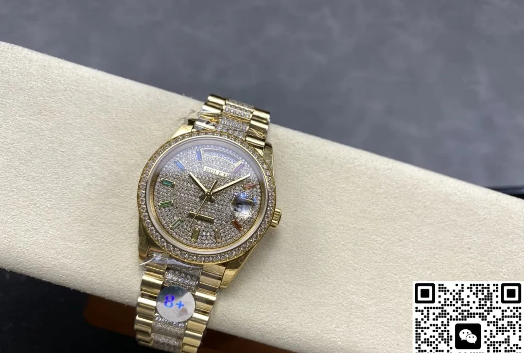 8+ Factory Rolex Day-Date m128348rbr-0031 1:1 Best Edition Replica Watch