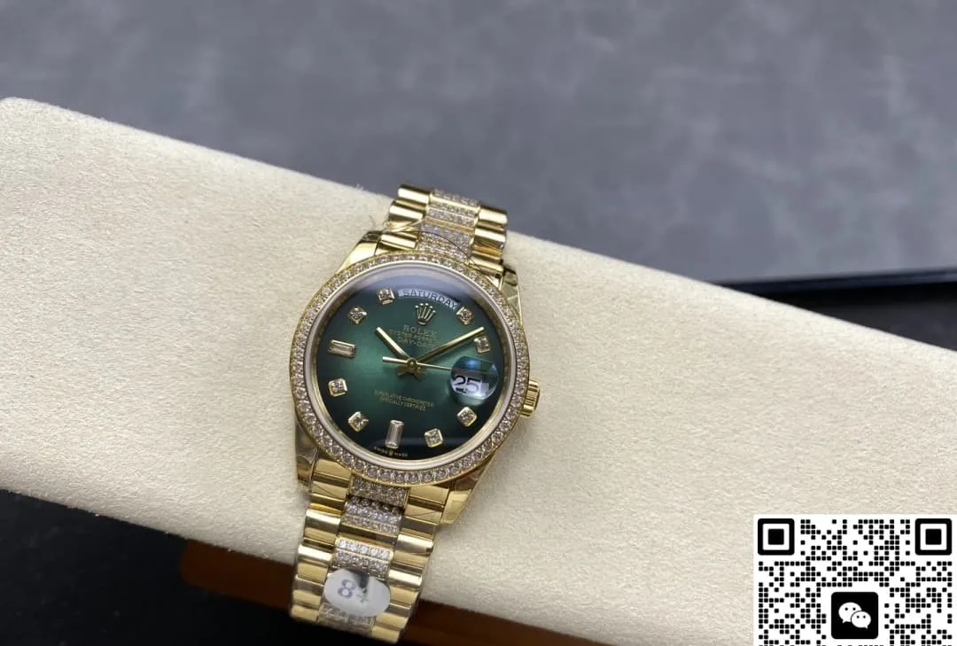 8+ Factory Rolex Day-Date m128348rbr-0036 1:1 Best Edition Replica Watch
