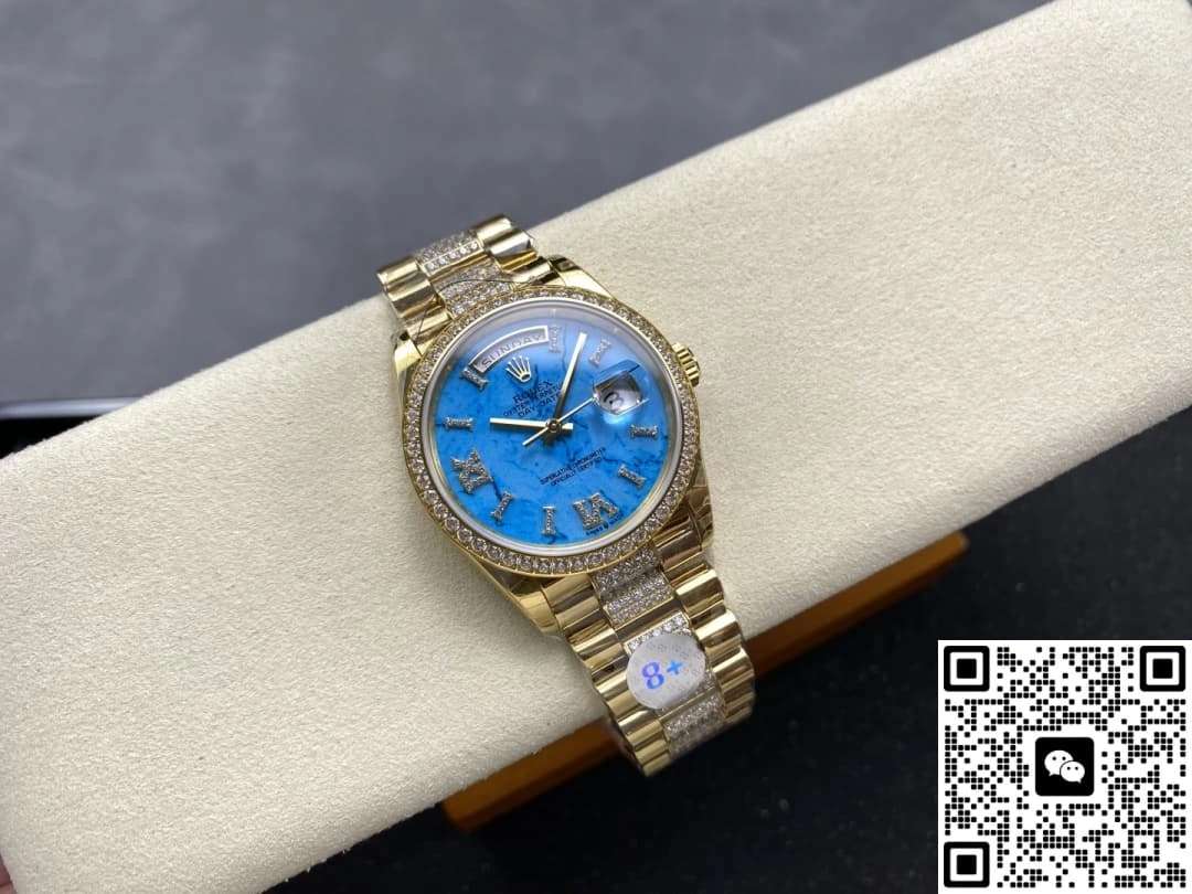 8+ Factory Rolex Day-Date m128348rbr-0038 1:1 Best Edition Replica Watch