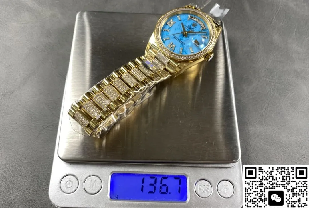 8+ Factory Rolex Day-Date m128348rbr-0038 1:1 Best Edition Replica Watch