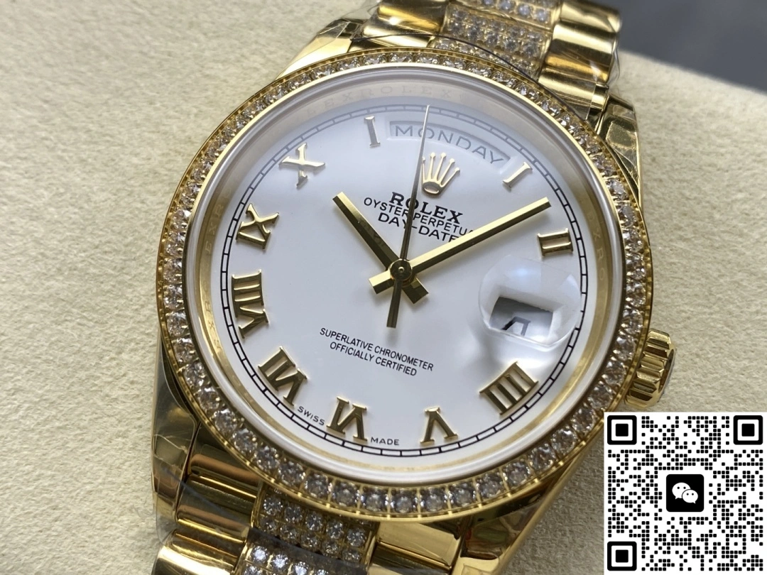 8+ Factory Rolex Day-Date m128348rbr-0043 1:1 Best Edition Replica Watch