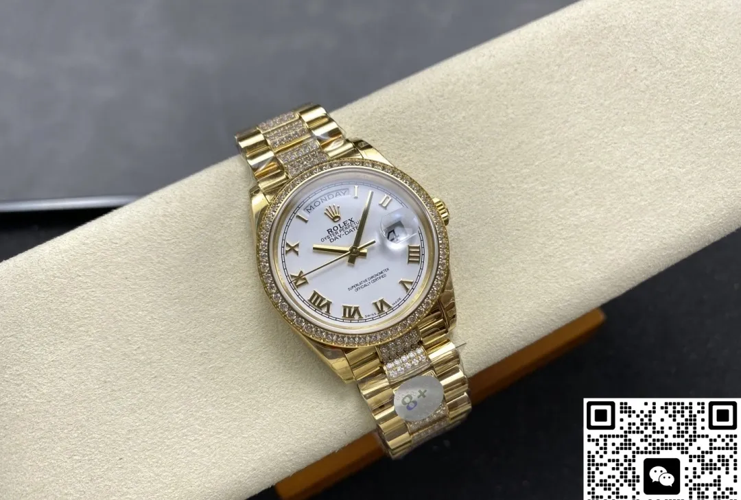 8+ Factory Rolex Day-Date m128348rbr-0043 1:1 Best Edition Replica Watch