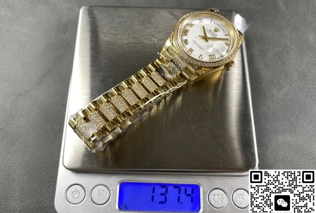 8+ Factory Rolex Day-Date m128348rbr-0043 1:1 Best Edition Replica Watch