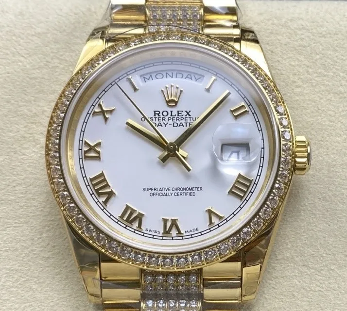8+ Factory Rolex Day-Date m128348rbr-0043 1:1 Best Edition Replica Watch
