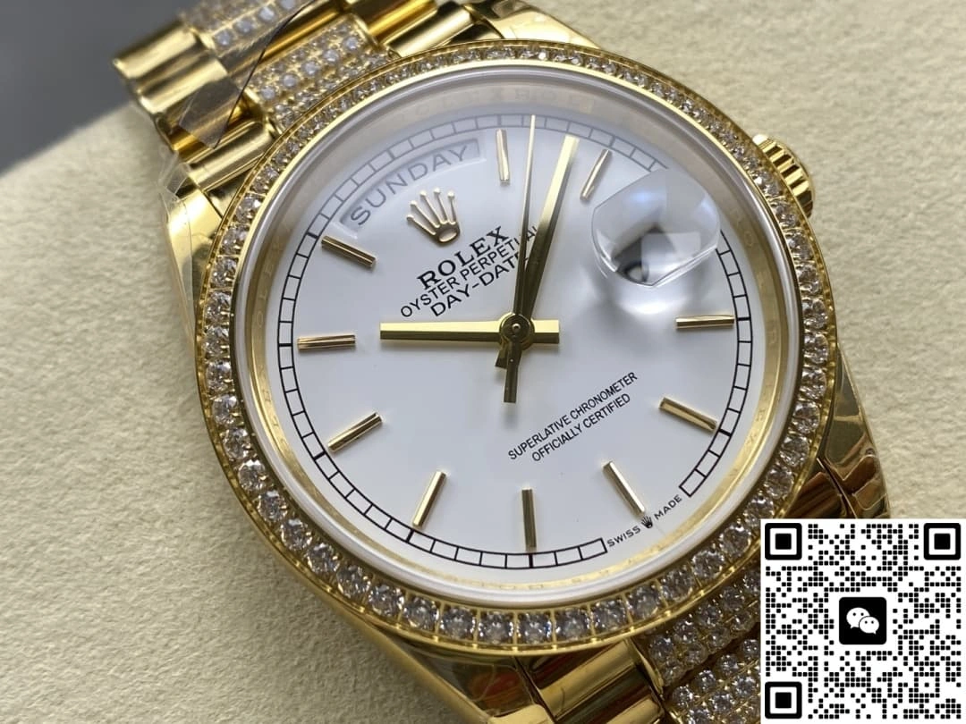 8+ Factory Rolex Day-Date m128348rbr-0048 1:1 Best Edition Replica Watch