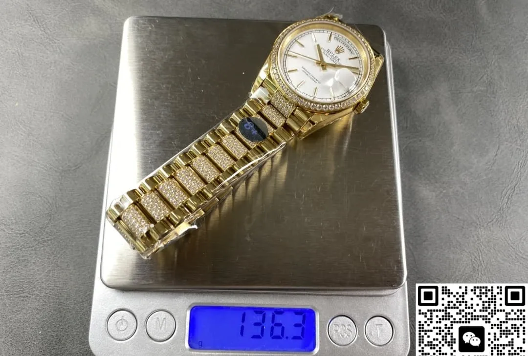 8+ Factory Rolex Day-Date m128348rbr-0048 1:1 Best Edition Replica Watch