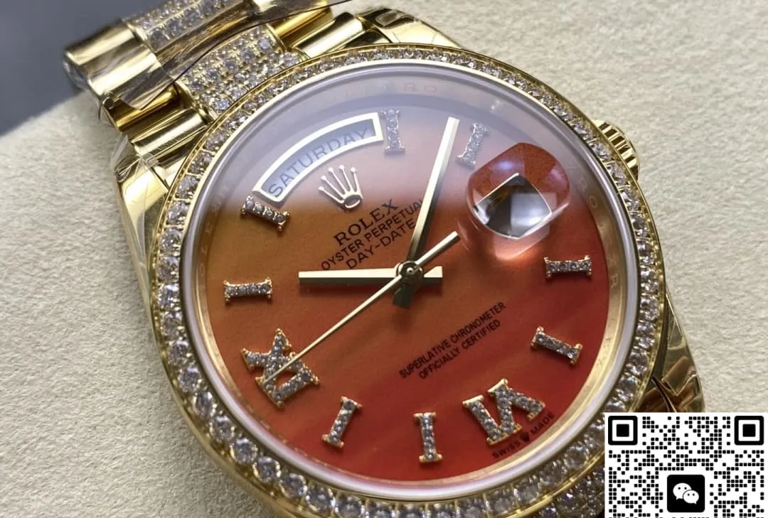 8+ Factory Rolex Day-Date m128348rbr-0050 1:1 Best Edition Replica Watch