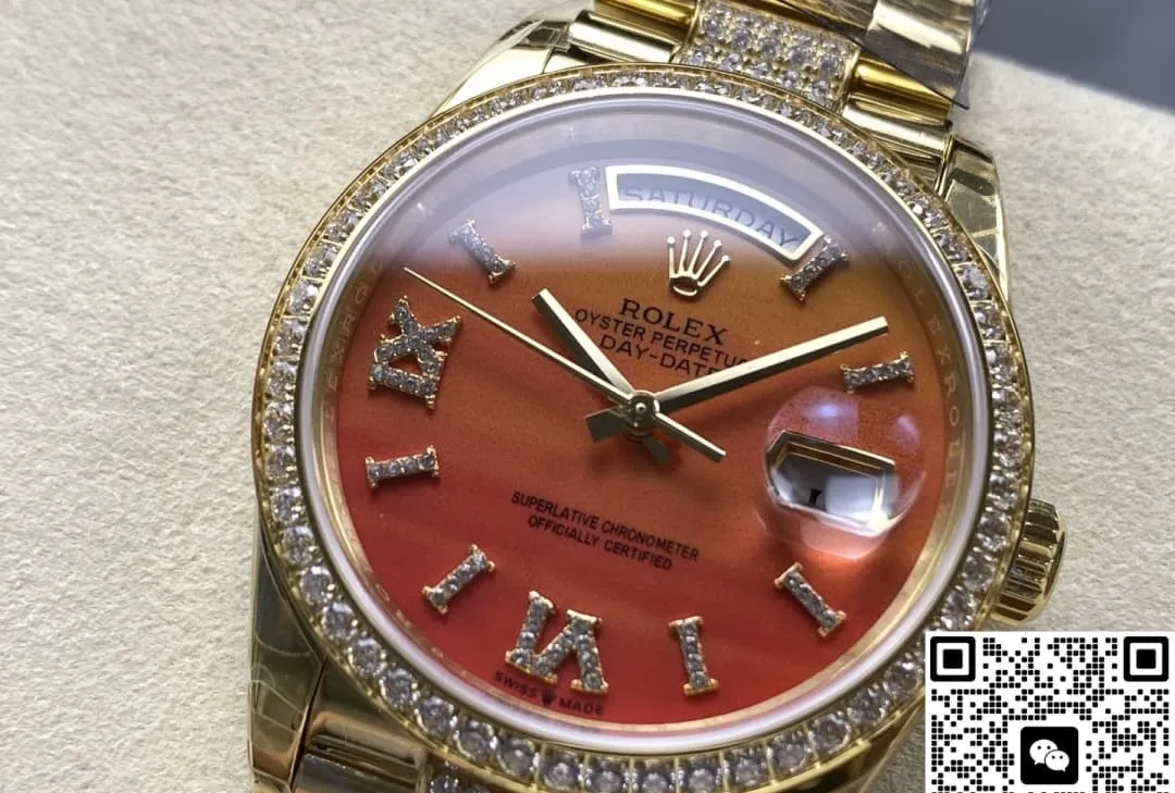8+ Factory Rolex Day-Date m128348rbr-0050 1:1 Best Edition Replica Watch