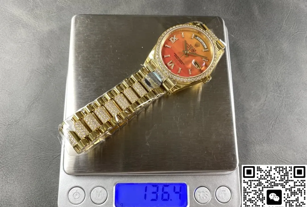 8+ Factory Rolex Day-Date m128348rbr-0050 1:1 Best Edition Replica Watch