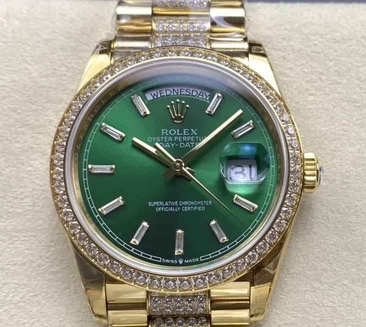 8+ Factory Rolex Day-Date m128348rbr-0079 1:1 Best Edition Replica Watch