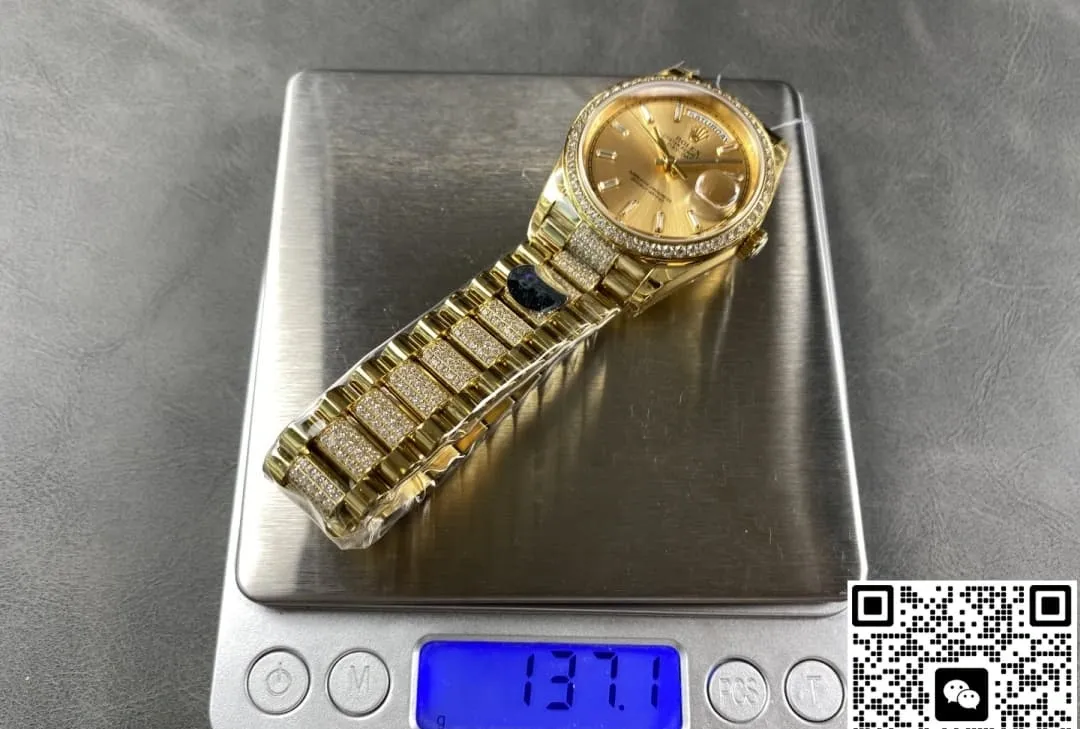 8+ Factory Rolex Day-Date m128348rbr-0081 1:1 Best Edition Replica Watch