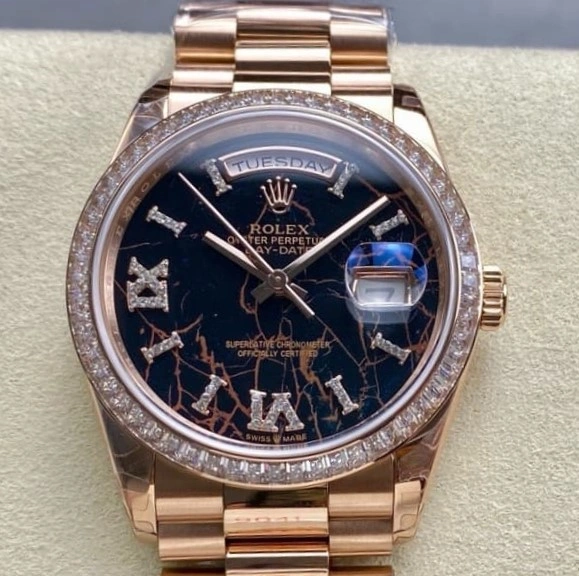 8+ Factory Rolex Day-Date m128395tbr-0010 1:1 Best Edition Replica Watch