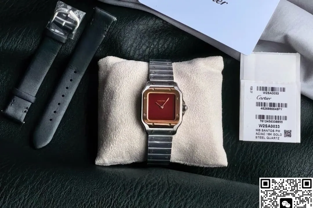 8848 Factory Cartier Santos Stainless Steel 1:1 Best Edition Replica Watch