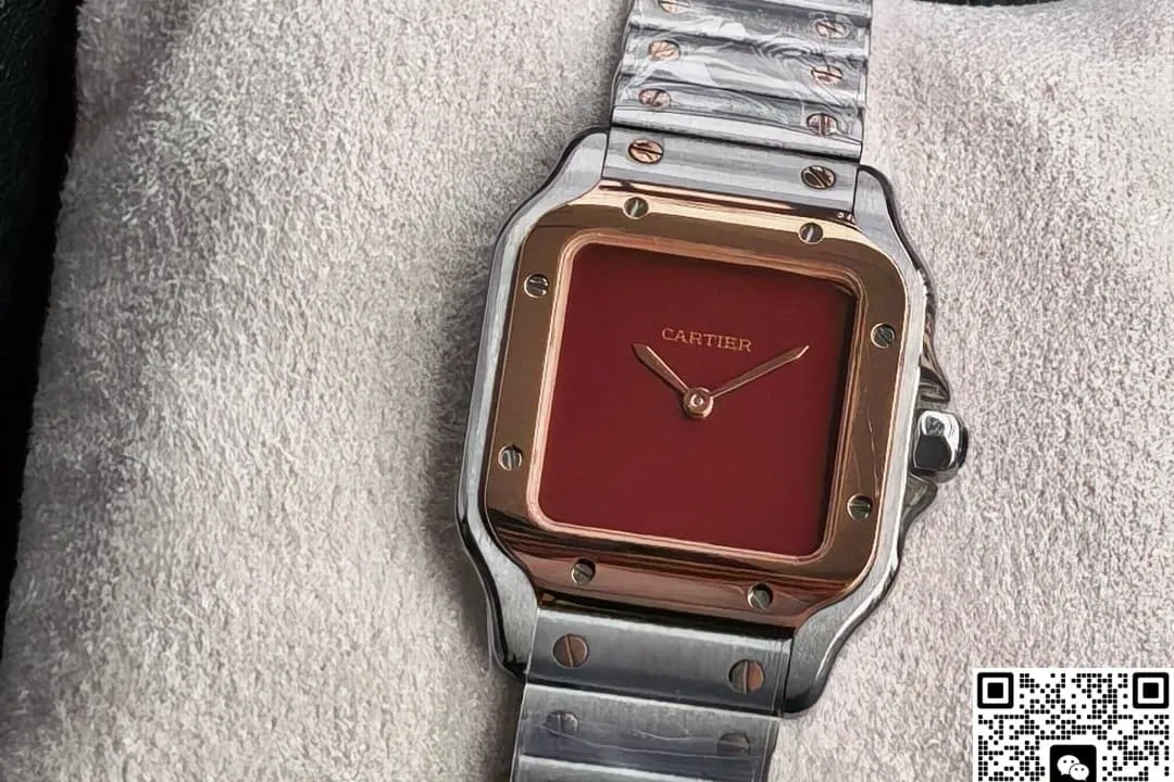 8848 Factory Cartier Santos Stainless Steel 1:1 Best Edition Replica Watch
