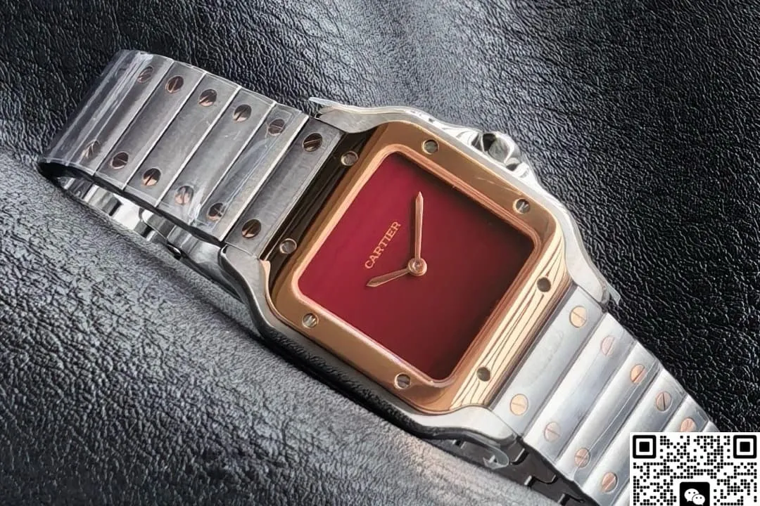 8848 Factory Cartier Santos Stainless Steel 1:1 Best Edition Replica Watch