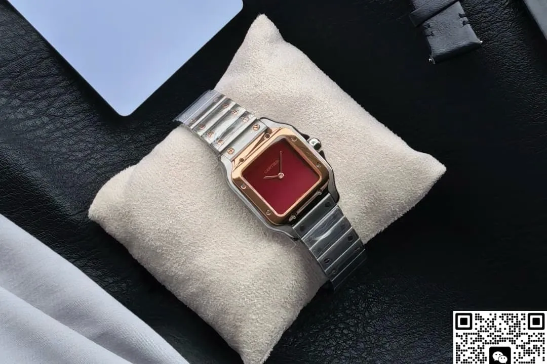 8848 Factory Cartier Santos Stainless Steel 1:1 Best Edition Replica Watch
