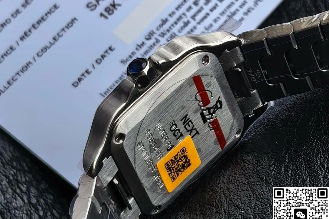 8848 Factory Cartier Santos Stainless Steel 1:1 Best Edition Replica Watch