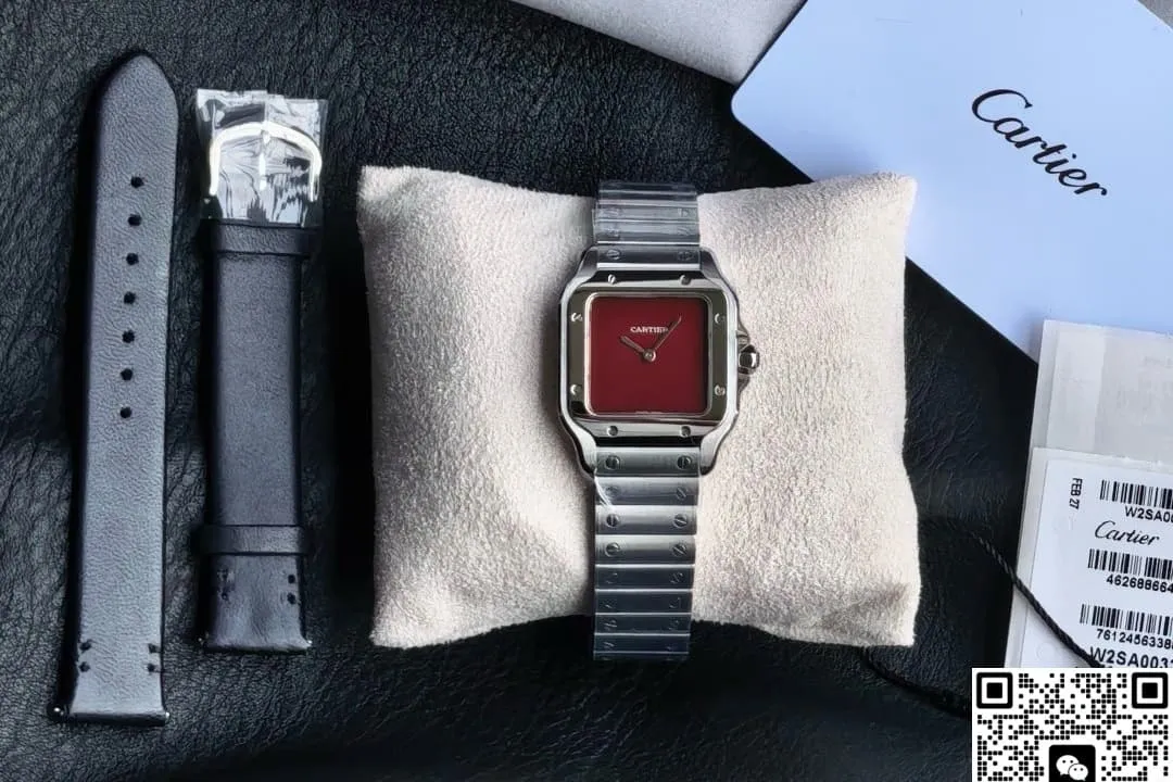 8848 Factory Cartier Santos Stainless Steel 1:1 Best Edition Replica Watch