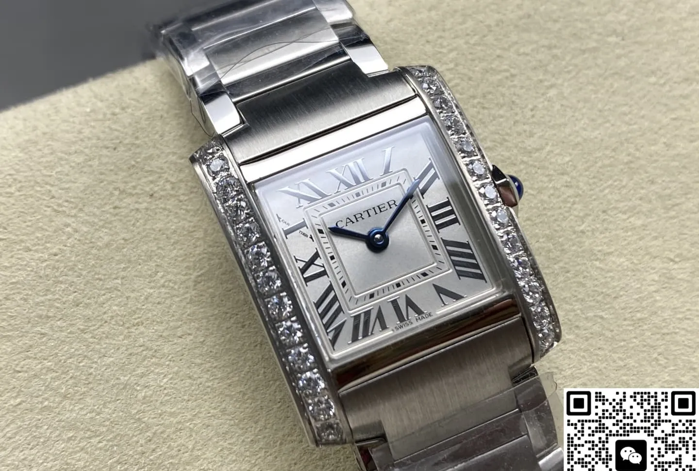 8848 Factory Cartier Tank W4TA0020 1:1 Best Edition Replica Watch