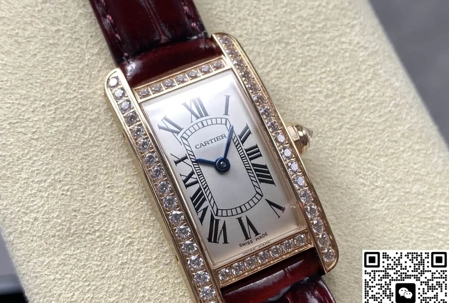 8848 Factory Cartier Tank WJTA0026 1:1 Best Edition Replica Watch