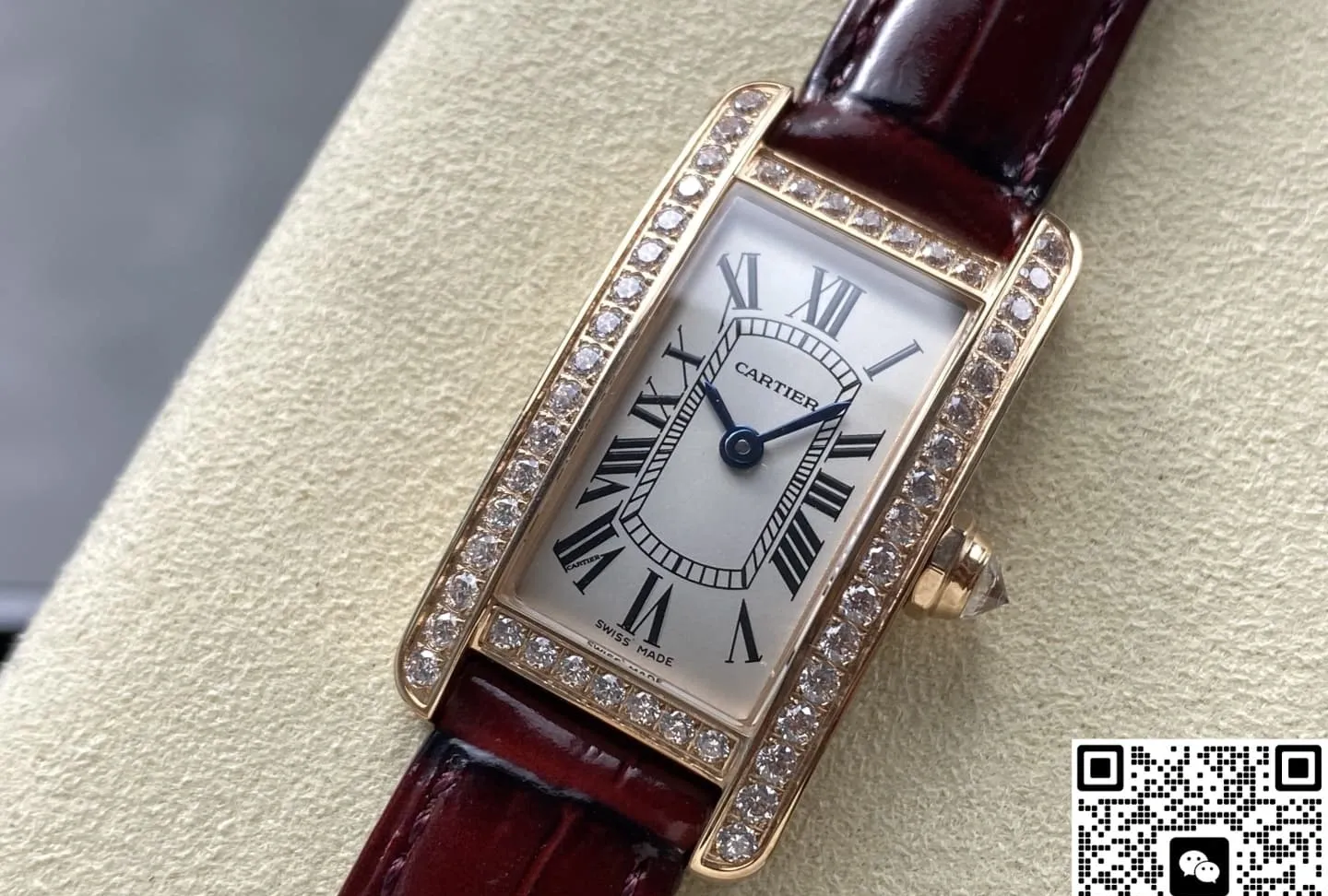 8848 Factory Cartier Tank WJTA0026 1:1 Best Edition Replica Watch