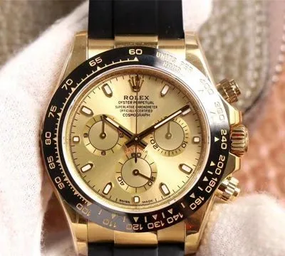 Rolex Daytona M116518LN-0042 Noob Factory 1:1 Best Edition Replica Watch Champagne Dial Swiss ETA4130