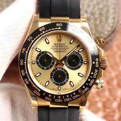 Rolex Daytona M116518LN-0048 Noob Factory 1:1 Best Edition Replica Watch Champagne Dial Swiss ETA4130