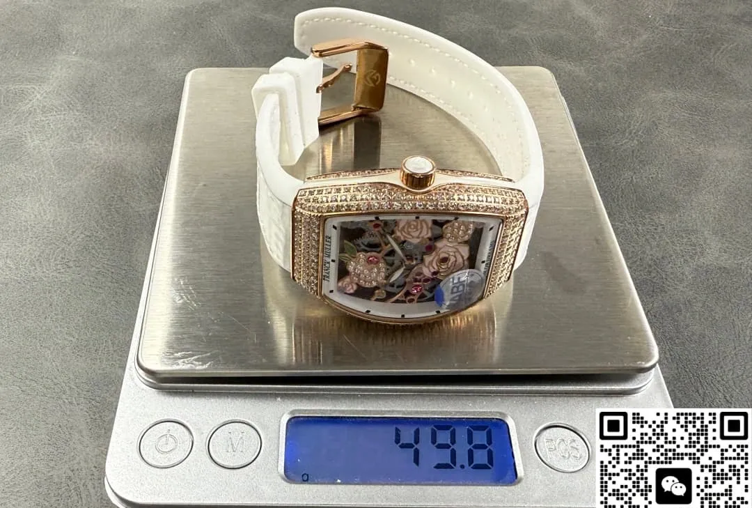 ABF Factory Franck Muller V 32 S6 SQT Rose 1:1 Best Edition Replica Watch