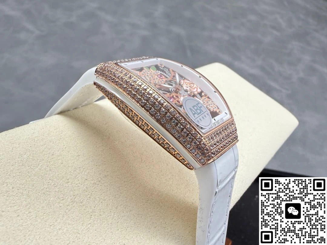 ABF Factory Franck Muller V 32 S6 SQT Rose 1:1 Best Edition Replica Watch