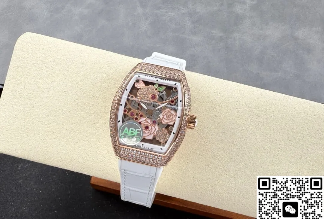 ABF Factory Franck Muller V 32 S6 SQT Rose 1:1 Best Edition Replica Watch