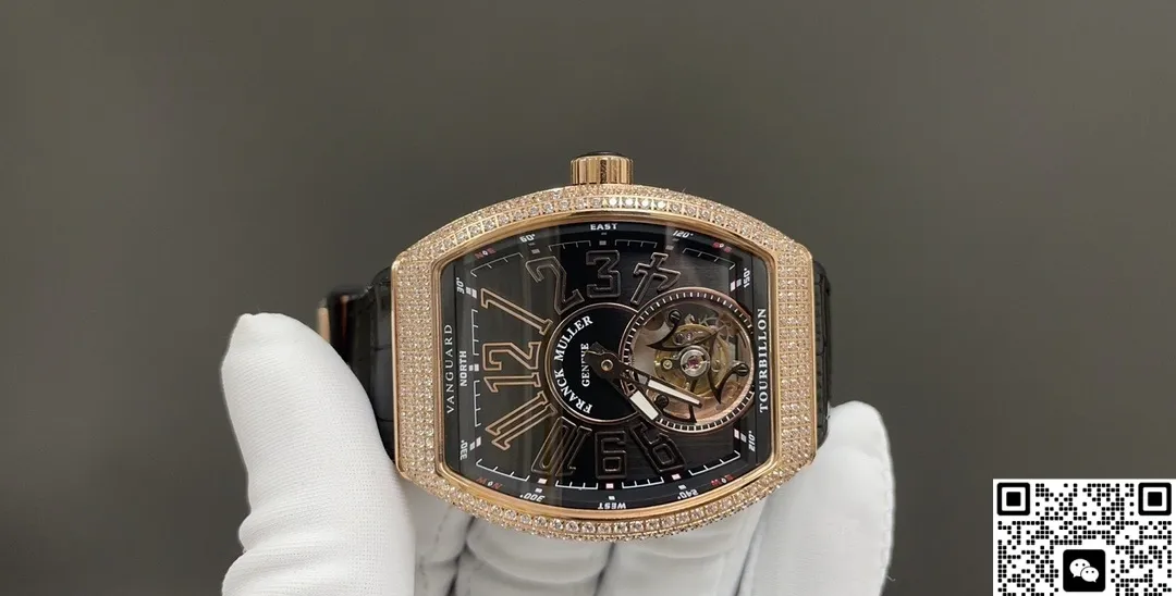 ABF Factory Franck Muller V 45 T D NR Rose Gold 1:1 Best Edition Replica Watch