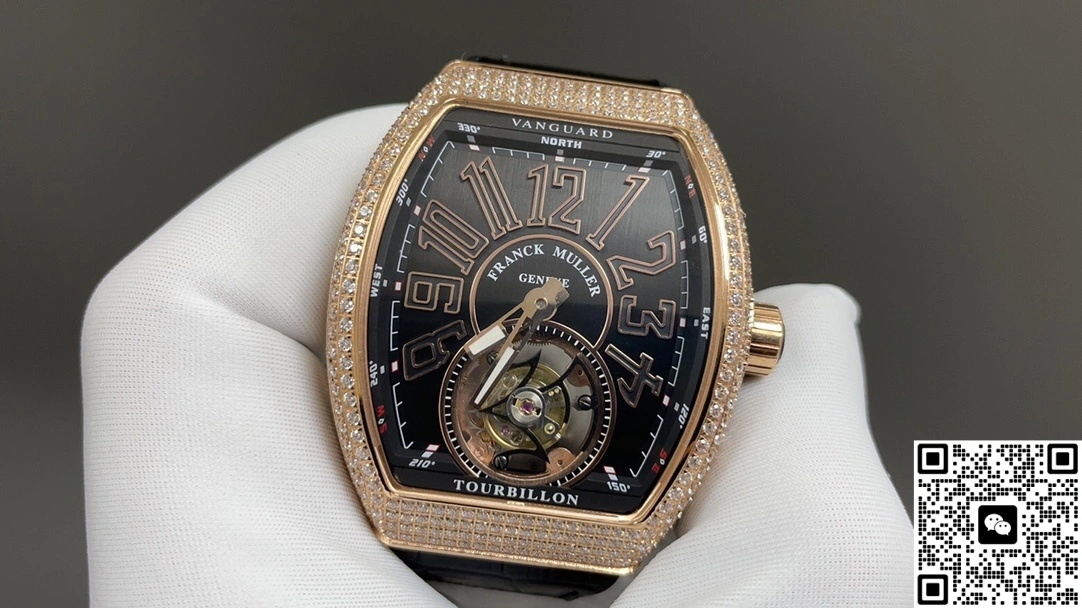 ABF Factory Franck Muller V 45 T D NR Rose Gold 1:1 Best Edition Replica Watch