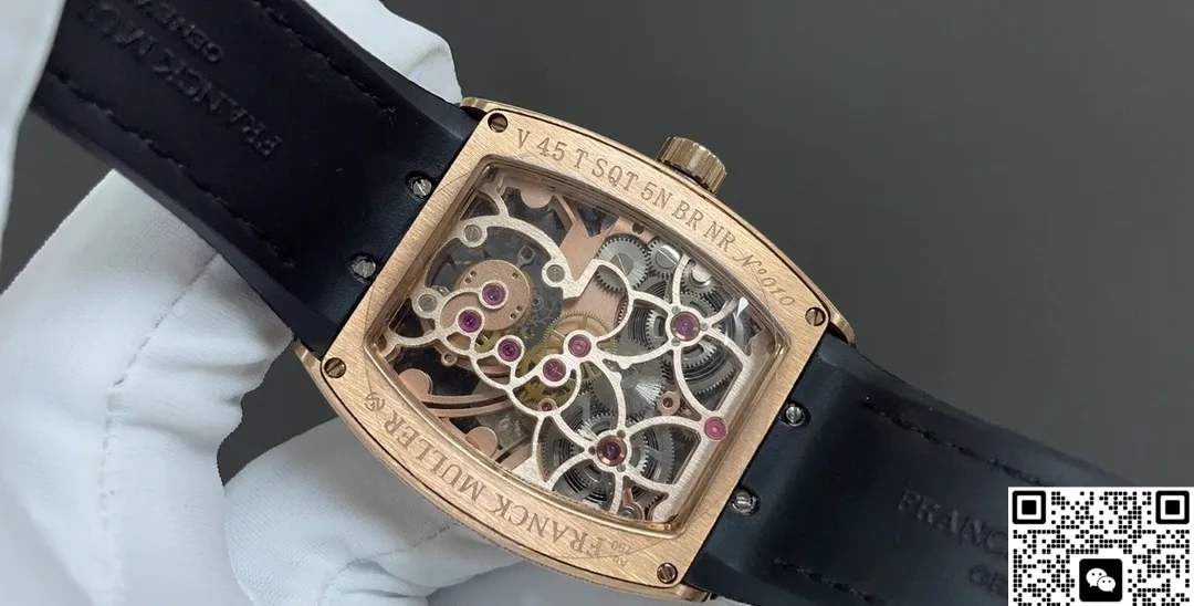 ABF Factory Franck Muller V 45 T D NR Rose Gold 1:1 Best Edition Replica Watch