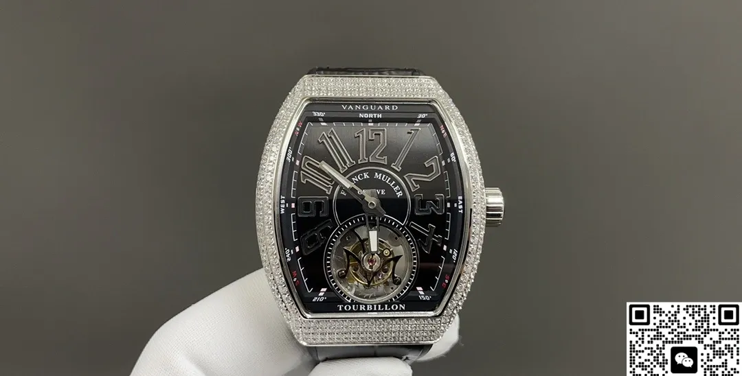 ABF Factory Franck Muller V 45 T D NR Titanium 1:1 Best Edition Replica Watch