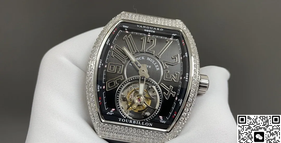ABF Factory Franck Muller V 45 T D NR Titanium 1:1 Best Edition Replica Watch