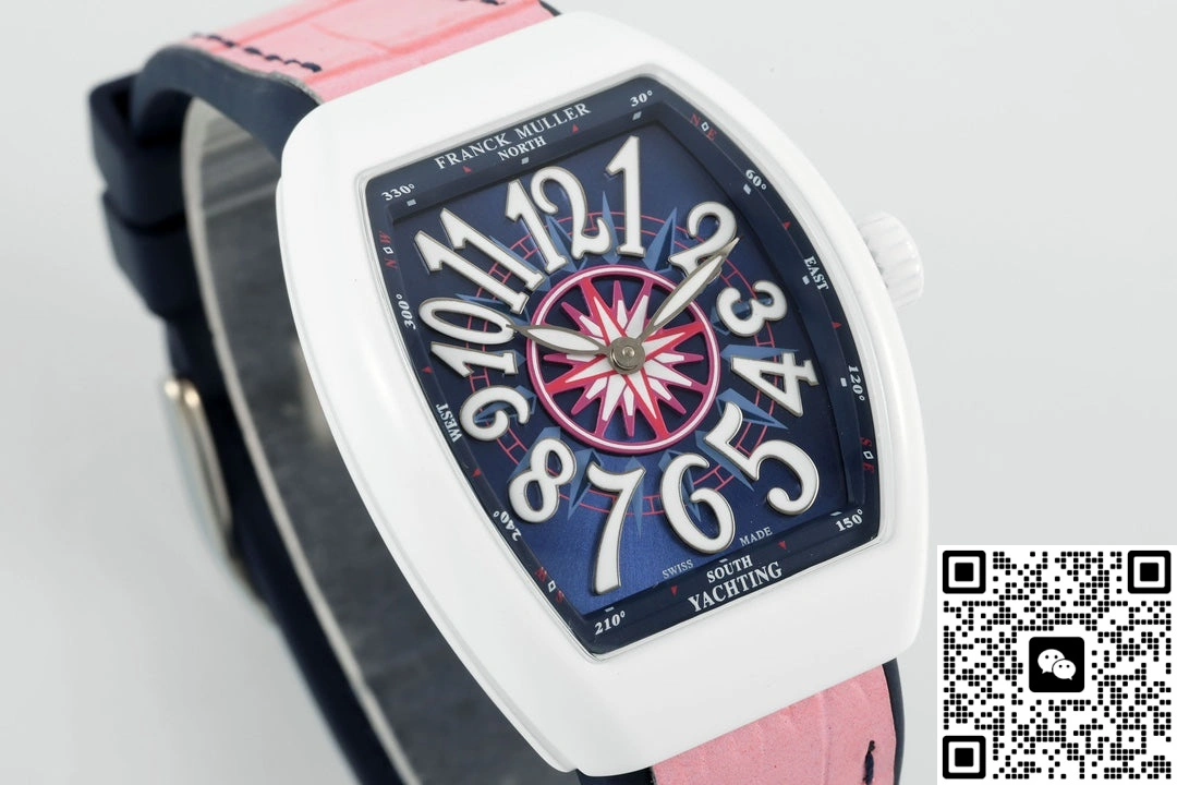 ABF Factory Franck Muller V32 Blue dial 1:1 Best Edition Replica Watch