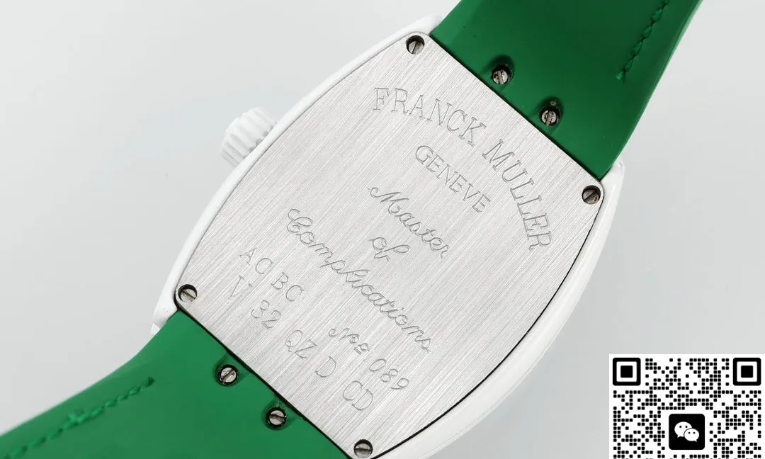 ABF Factory Franck Muller V32 White ceramics 1:1 Best Edition Replica Watch